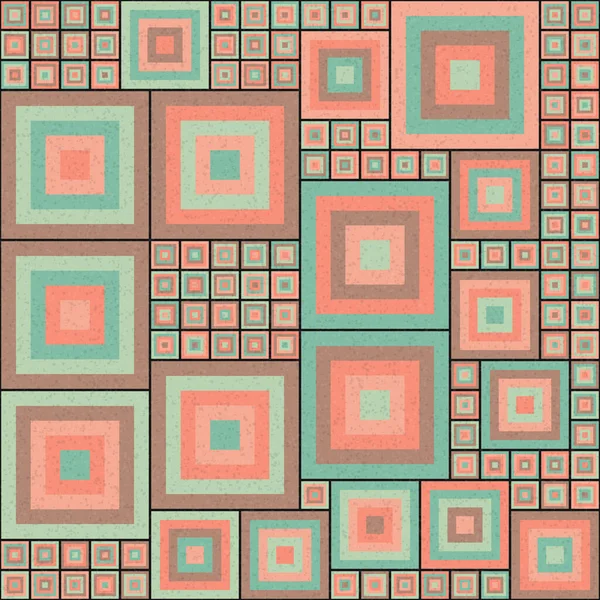 Abstrakte Geometrische Muster Generative Computergestützte Kunstillustration — Stockvektor