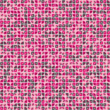 Soyut Geometrik Desen üretken hesaplama sanatı çizimi