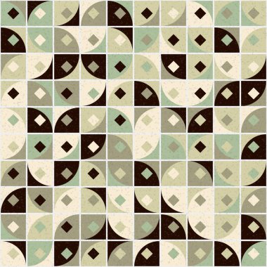 Soyut Geometrik Desen üretken hesaplama sanatı çizimi