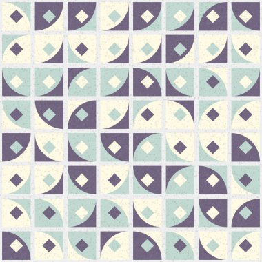 Soyut Geometrik Desen üretken hesaplama sanatı çizimi