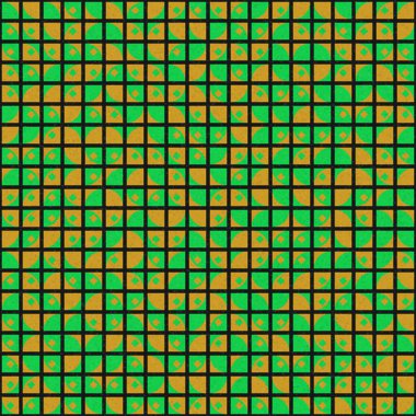 Soyut Geometrik Desen üretken hesaplama sanatı çizimi