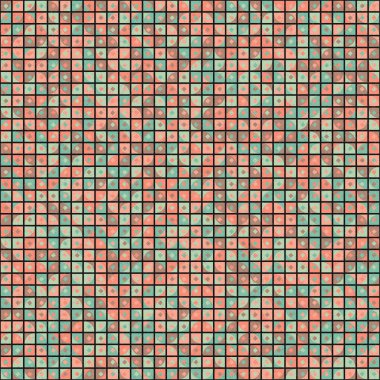 Soyut Geometrik Desen üretken hesaplama sanatı çizimi