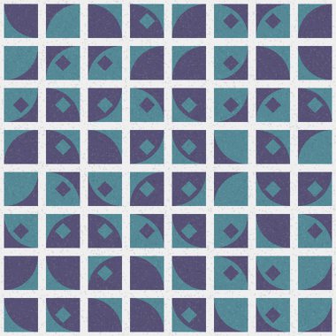 Soyut Geometrik Desen üretken hesaplama sanatı çizimi