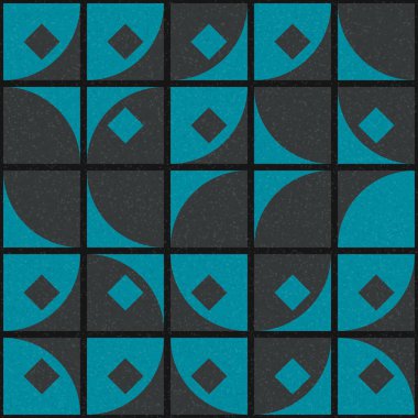 Soyut Geometrik Desen üretken hesaplama sanatı çizimi