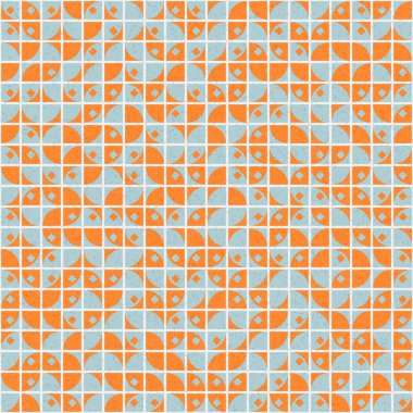 Soyut Geometrik Desen üretken hesaplama sanatı çizimi