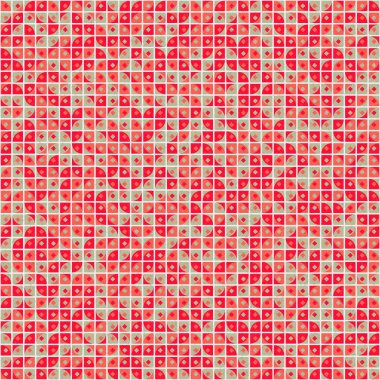 Soyut Geometrik Desen üretken hesaplama sanatı çizimi