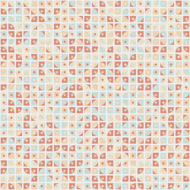 Soyut Geometrik Desen üretken hesaplama sanatı çizimi