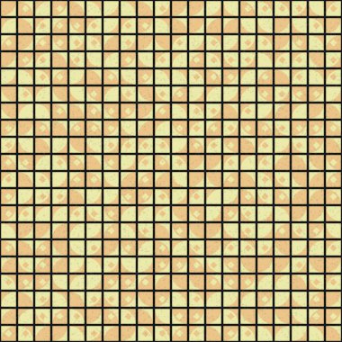 Soyut Geometrik Desen üretken hesaplama sanatı çizimi