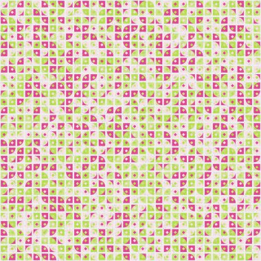 Soyut Geometrik Desen üretken hesaplama sanatı çizimi