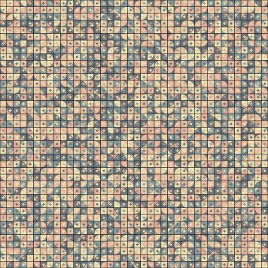 Soyut Geometrik Desen üretken hesaplama sanatı çizimi