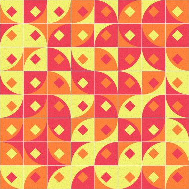 Soyut Geometrik Desen üretken hesaplama sanatı çizimi