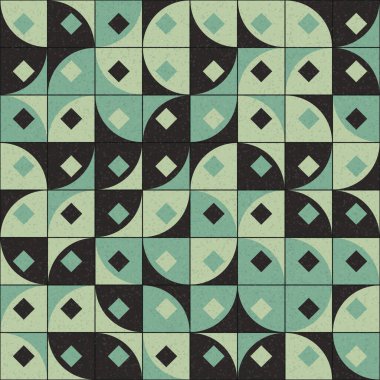 Soyut Geometrik Desen üretken hesaplama sanatı çizimi