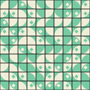 Soyut Geometrik Desen üretken hesaplama sanatı çizimi