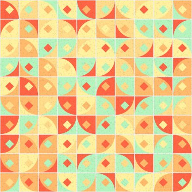 Soyut Geometrik Desen üretken hesaplama sanatı çizimi