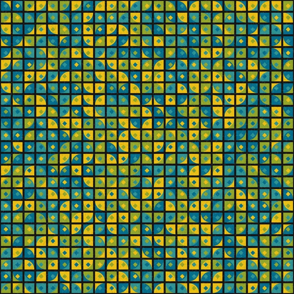 Resumen Del Patrón Geométrico Ilustración Arte Computacional Generativo — Archivo Imágenes Vectoriales