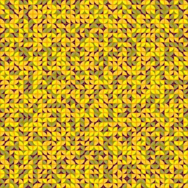 Soyut Geometrik Desen üretken hesaplama sanatı çizimi