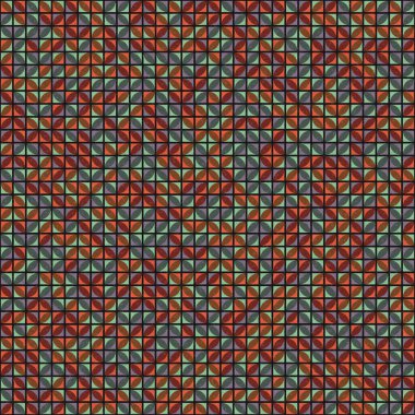 Soyut Geometrik Desen üretken hesaplama sanatı çizimi