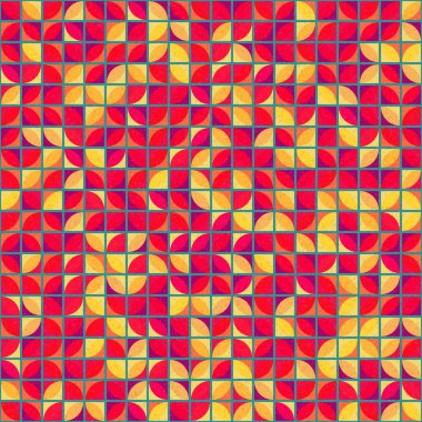 soyut geometrik desen, vektör illüstrasyonu