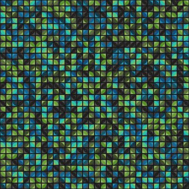 Soyut Geometrik Desen üretken hesaplama sanatı çizimi