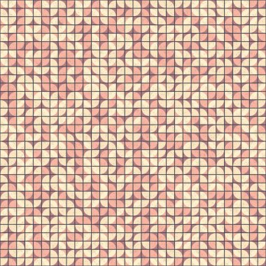 Soyut Geometrik Desen üretken hesaplama sanatı çizimi