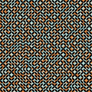 Soyut geometrik desen, renkli vektör çizimi