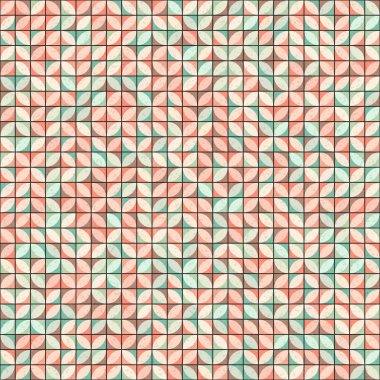 Soyut Geometrik Desen üretken hesaplama sanatı çizimi