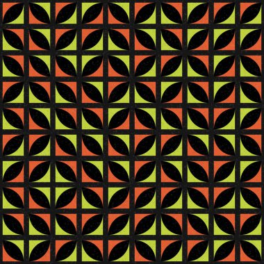 Soyut Geometrik Desen üretken hesaplama sanatı çizimi