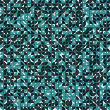 Soyut Geometrik Desen üretken hesaplama sanatı çizimi