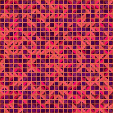 Soyut Geometrik Desen üretken hesaplama sanatı çizimi