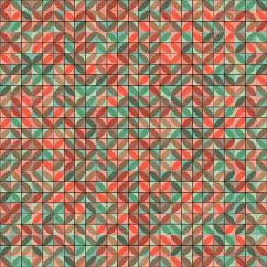 Soyut Geometrik Desen üretken hesaplama sanatı çizimi