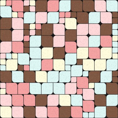 Soyut Geometrik Desen üretken hesaplama sanatı çizimi