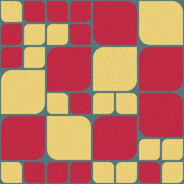 Soyut Geometrik Desen üretken hesaplama sanatı çizimi