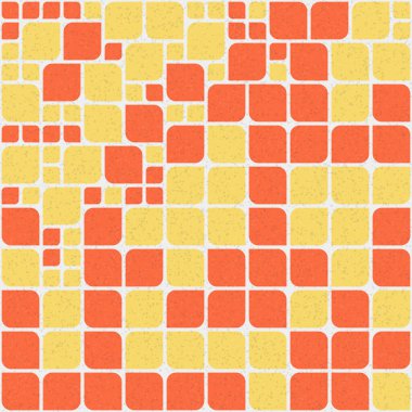 Soyut Geometrik Desen üretken hesaplama sanatı çizimi