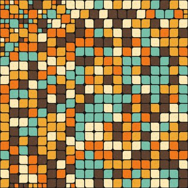 Soyut Geometrik Desen üretken hesaplama sanatı çizimi