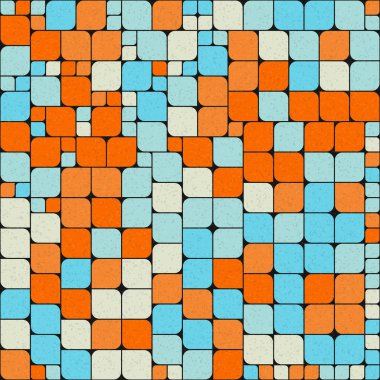 Soyut Geometrik Desen üretken hesaplama sanatı çizimi