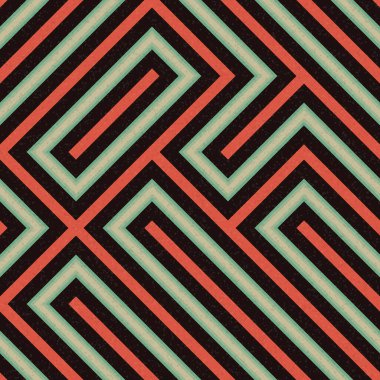 Soyut Geometrik Desen üretken hesaplama sanatı çizimi