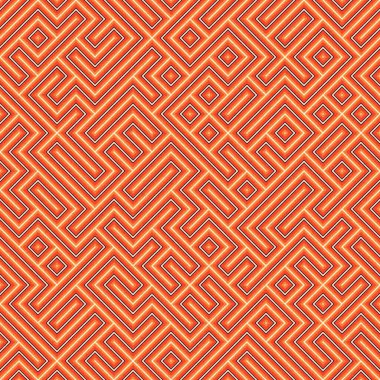 Soyut Geometrik Desen üretken hesaplama sanatı çizimi