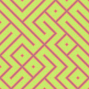 Soyut Geometrik Desen üretken hesaplama sanatı çizimi