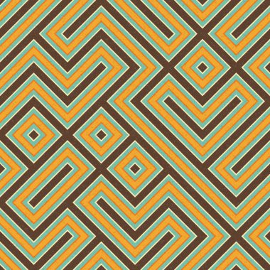 Soyut Geometrik Desen üretken hesaplama sanatı çizimi