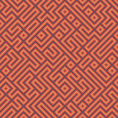 Soyut Geometrik Desen üretken hesaplama sanatı çizimi