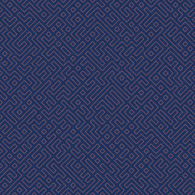 Soyut Geometrik Desen üretken hesaplama sanatı çizimi