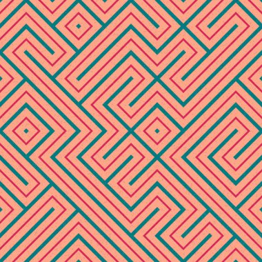 Soyut Geometrik Desen üretken hesaplama sanatı çizimi