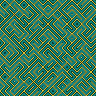 Soyut Geometrik Desen üretken hesaplama sanatı çizimi