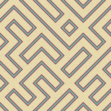 Soyut Geometrik Desen üretken hesaplama sanatı çizimi