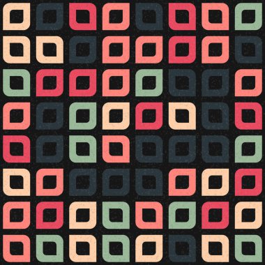 Soyut Geometrik Desen üretken hesaplama sanatı çizimi