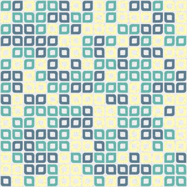 Soyut Geometrik Desen üretken hesaplama sanatı çizimi