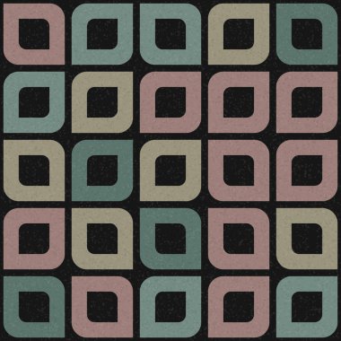 Soyut Geometrik Desen üretken hesaplama sanatı çizimi