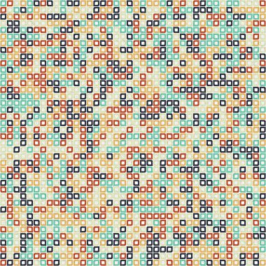 Soyut Geometrik Desen üretken hesaplama sanatı çizimi