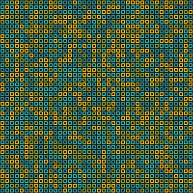 Soyut Geometrik Desen üretken hesaplama sanatı çizimi