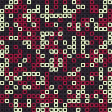 Soyut Geometrik Desen üretken hesaplama sanatı çizimi